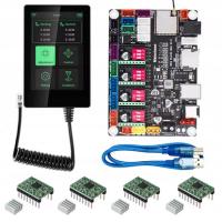 5-осевой контроллер CNC / лазер Grbl 1.1 3,5-дюймовый дисплей, детектор пламени