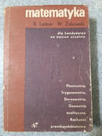 Matematyka dla kandydatów na wyższe uczelnie