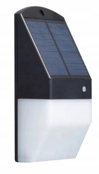 Lampa Solarna LED Zewnętrzna Ogrodowa Kinkiet z Czujnikiem Ruchu na Prąd