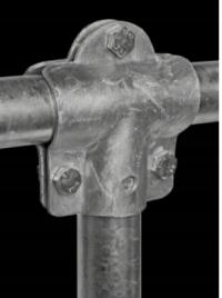 Obejma teowa na 3 śruby, masywna - 1,5