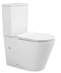 Kompakt WC premiunm 815x385x630 RIMLESS pionowy/poziomy + deska Bellamonte