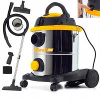 Riwall Zyga 2 bezworkowy odkurzacz przemysłowy sucho-mokro z otrząsaczem