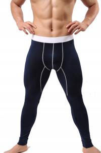 Kalesony Męskie Sportowe Elastyczne Spodnie L