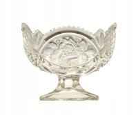 ŻARDINIERA Z RÓŻĄ ZĄBKOWICE SZKŁO PRL