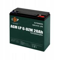 Akcja |Akumulator do zasilaczy awaryjnych trakcyjny LP 6-DZM - 20 Ah