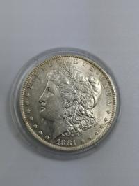 USA 1 dolar 1881 Morgan Piękny