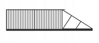 въездные раздвижные ворота FILIP 15 стояк оцинкованный RAL