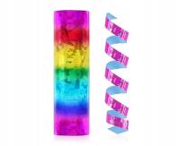 Serpentyna holograficzna tęczowa - 4 m/ 1 szt. przyjęcie urodziny