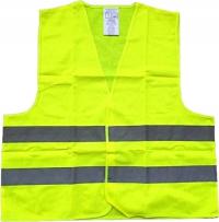 Kamizelka odblaskowa Agmi żółta uniwersalna CE EN 20471