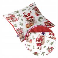 Poszewka Świąteczna na Jaśka Poduszkę 40x40 Bawełna 100% Mikołaj