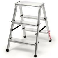 Лестница 2x3 домашняя лестница двухсторонняя складная прочная 125 кг польский продукт