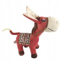 osiołek osioł pluszowa maskotka zabawka 25cm czerwony