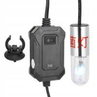 LAMPA UV STERYLIZATOR WODY AKWARIUM WEWNĘTRZNY 3W