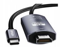 PRZEJŚCIÓWKA USB-C HDMI KABEL ADAPTER HUB USB TYP C DO HDMI MHL HD 4K 60HZ