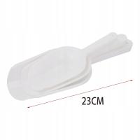 Biała plastikowa łopatka do lodu 23 cm