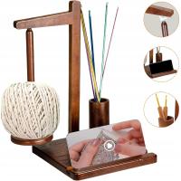 UCHWYT STOJAK NA WŁÓCZKĘ MOTEK DO SZYDEŁKOWANIA ROBIENIA NA DRUTACH MAGNES