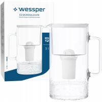 Стеклянный кувшин wessper 3.3 l Белый 1x AquaClassic фильтр