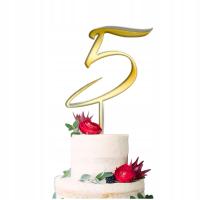 Торт топпер любая цифра 0-9 номер возраст плексиглас