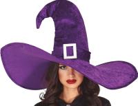 ШЛЯПА ВЕДЬМЫ ВОЛШЕБНИЦЫ ФИОЛЕТОВЫЙ ФИОЛЕТОВЫЙ ХЭЛЛОУИН МАСКИРОВКА