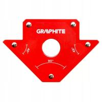 SPAWALNICZY KĄTOWNIK MAGNETYCZNY 102*155*17MM UDŹWIG 22,7KG 56H902 GRAPHITE