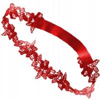 Красная подвязка для выпускного вечера подвязки качество ручной работы выпускного вечера 2024