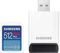 Karta pamięci SAMSUNG MB-SD512SB/WW Full SD PRO Plus 2023 512GB + czytnik B