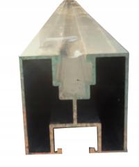 Монтажный профиль PV алюминиевый рельс 40x40 4400 мм