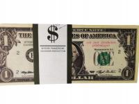 1 dolar USA banknot do zabawy i nauki plik 50szt