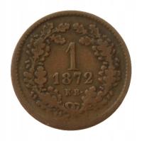[M30445] Austria 1 krajczar 1872 K.B.