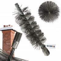 ШОМПОЛ ДЛЯ ОЧИСТКИ ДЫМОХОДА СНИЗУ ПЕЧИ СТАЛЬНАЯ ПРОВОЛОЧНАЯ ЩЕТКА 30