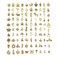 Набор подвесок, различные формы, античное золото, 9-26x5-17mm, 100pcs/set