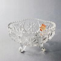 PIĘKNA KRYSZTAŁOWA PATERA PATERKA MISECZKA NACZYNKO Annahutte