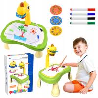 Projektor Rzutnik do Nauki Rysowania ze Slajdami Podświetlany Regulowany