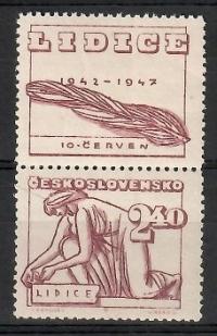 Czechosłowacja 1947 Mi zf 520 Czyste **