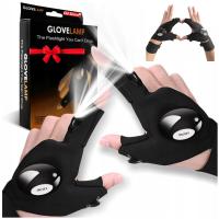 RĘKAWICZKI Z LATARKAMI LED ZE ŚWIATŁEM RĘKAWICE PARA 2x SZTUKI KOMPLET