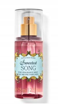 Bath & Body Works Sweetest Song mgiełka zapachowa podróżna 75 ml