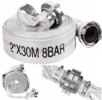 Пожарный шланг для грязной воды септик 2 дюйма 52 мм 30 м быстроразъемные фитинги для насоса