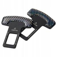 KLAMRA PASA BEZPIECZEŃSTWA CARBON ZAŚLEPKI