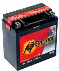 Banner 18Ah Bike Bull AGM 12V 220A akumulator 150x87x161mm