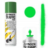 Спрей дорожная краска для окраски дорожной линии парковки 500 мл зеленый