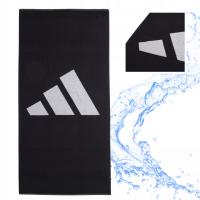 Полотенце Adidas 3Bar Towel Large 70x140cm 100% хлопок впитывающее спортивное