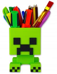 MINECRAFT CREEPER CRAYON ORGANIZER БОЛЬШОЙ НАСТОЛЬНЫЙ КОНТЕЙНЕР ДЛЯ ДЕТЕЙ