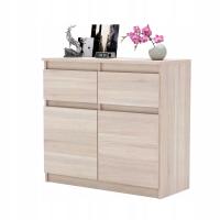 Комод Sonoma 80 большой современный шкаф с выдвижными ящиками