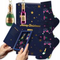 SOXO skarpetki damskie + bombki w pudełku prezent na święta dla mamy 35-40