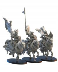 Calix Knights Command Group - Lost Kingdom Miniatures - Behelit Print