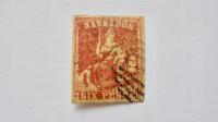 1858 Barbados kolonia Angielska Mi.5 kasowany znaczek. Wartość 200,- Euro.