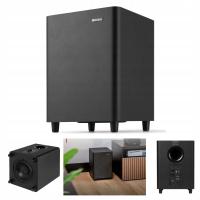 Активный сабвуфер bass reflex 130 Вт Audizio домашний сабвуфер черный