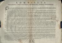 KOMMISSYA PORZADKOWA CYWILNO WOYSKOWA POZNAŃ 1790