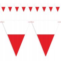Baner FLAGI świata POLSKA dekoracja wisząca PARTY mecz REPREZENTACJI 3 Maja