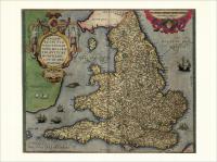 Англия карта 30x40cm с 1592r. M67